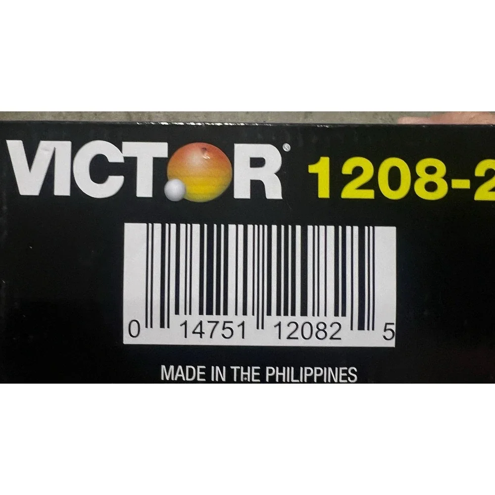 Victor 1208-2 Printing Calculator, 2-Color Black/Red Print, Manual & Adapter NIB